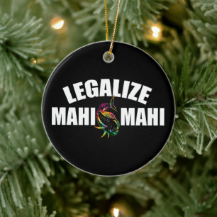 Legalisierung Mahi Mahi Mahi Fish Legalisierung vo Keramik Ornament