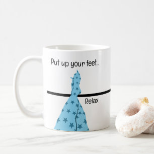 Lege deine Füße hoch Entspannungs-Tasse Kaffeetasse