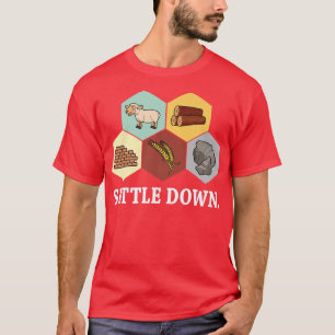 Lege dich Brettspiel Nacht 736 fest T-Shirt