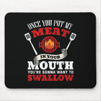 Lege mein Fleisch in deine mundsüßlich-sarkastisch Mousepad
