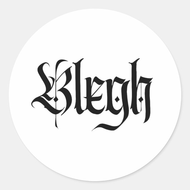 Lege, Metall, Schwermetall, Punk, Metallmusik Runder Aufkleber (Vorderseite)