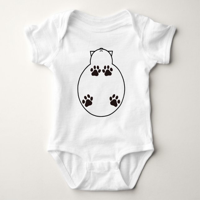 Lege mich nicht auf einen Glastisch Baby Strampler (Vorderseite)
