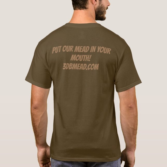 Lege unsere Medaille in den Mund! T-Shirt (Rückseite)