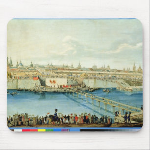 Legen der Moskvoretsky Brücke in Moskau Mousepad