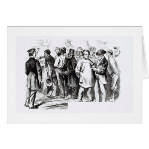 Legen Sie Baggers, späte 1860s mit Teppich aus