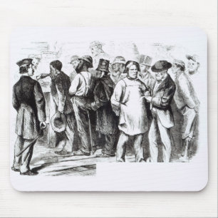 Legen Sie Baggers, späte 1860s mit Teppich aus Mousepad