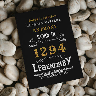 Legend Birthday Einladung