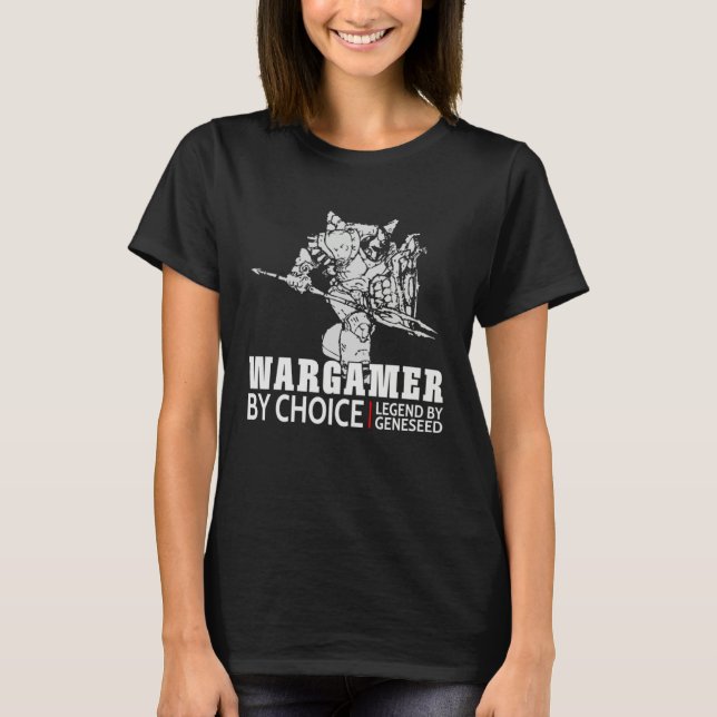 Legend By Geneseed 3D Hobbyist Miniature Wargamer T-Shirt (Vorderseite)