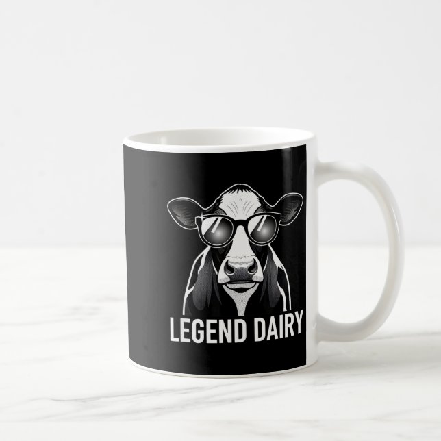 Legend Dairy, Cool Cow With Sungles  Kaffeetasse (Rechts)