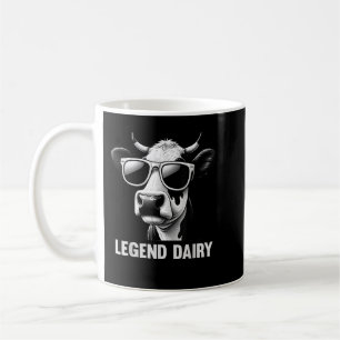Legend Dairy Funny Bauer Kuh Bauer Pun Graphic Kaffeetasse