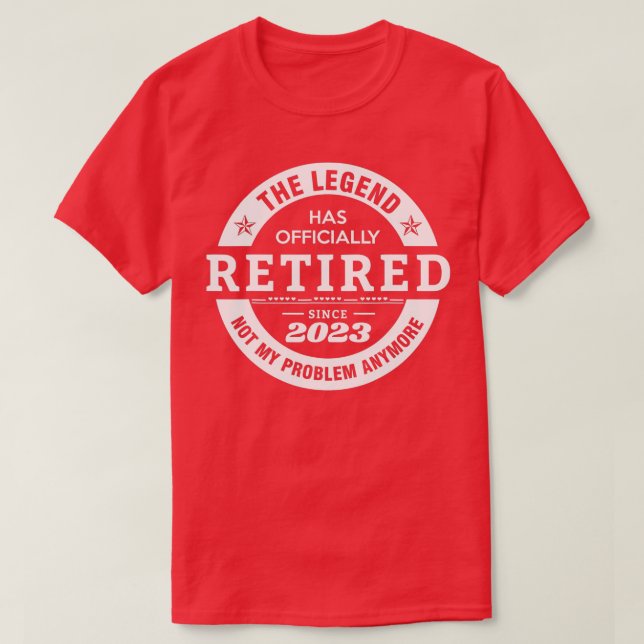Legend hat 2023 offiziell nicht mein Problem gelös T-Shirt (Design vorne)