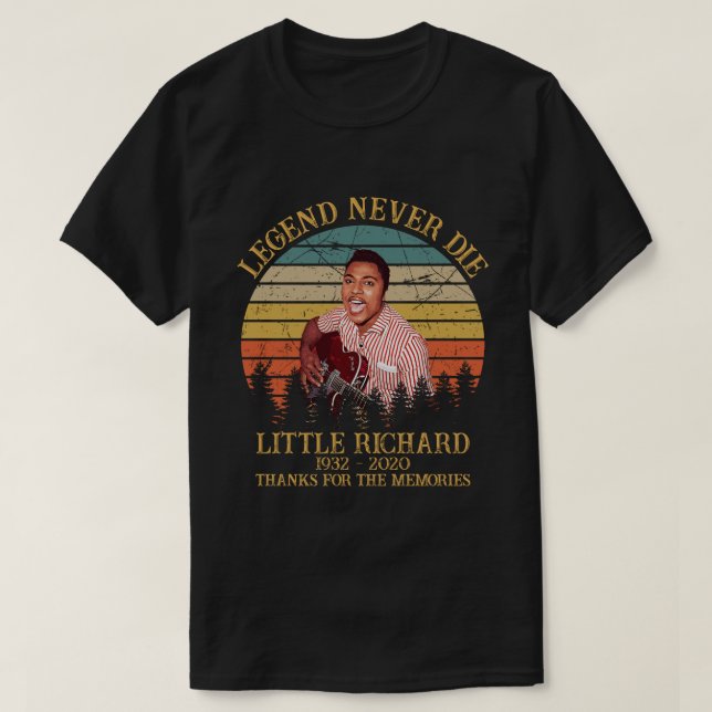 Legend Little Richard Thank You For The Memories T-Shirt (Design vorne)