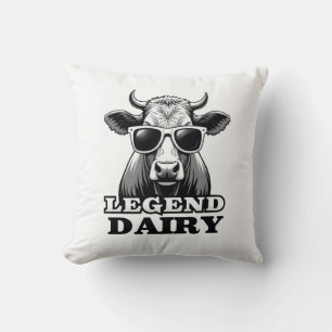 Legend Milch lustiger Bauer Kuh Bauer Pun Grafik T Kissen