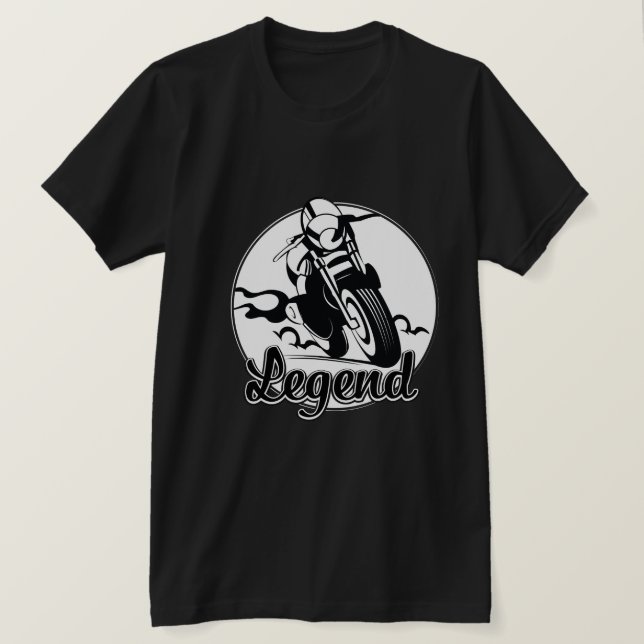 Legend-Motorrad T-Shirt (Design vorne)