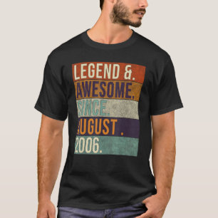 Legend & Phantastisch Seit August 2006 Retro Birth T-Shirt