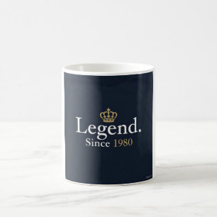 Legend Seit 1980 Tasse Kaffee - 45. Geburtstagsges