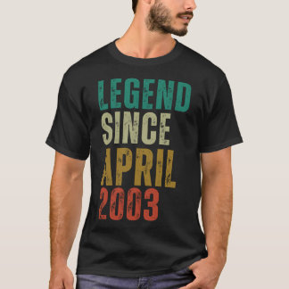 Legend Seit April 2003 18. Geburtstagsgeschenk 18  T-Shirt