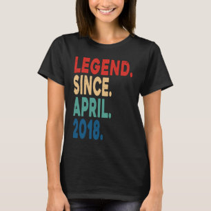 Legend Seit April 2018 5. Geburtstag 5 Jahre alt T-Shirt