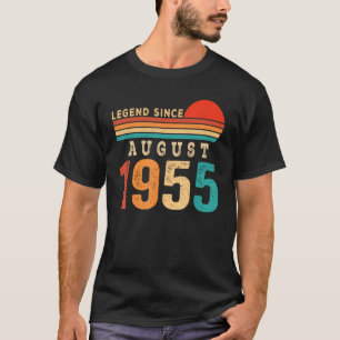 Legend seit August 1955 68 Jahre alt 68. Geburtsta T-Shirt