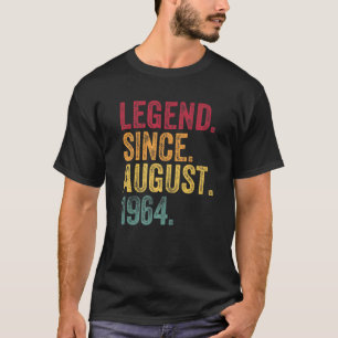 Legend seit August 1964 57TH Geburtstagsgeschenk 5 T-Shirt