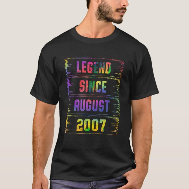 Legend Seit August 2007 16 Jahre alt 16 Jahre alt T-Shirt (Vorderseite)