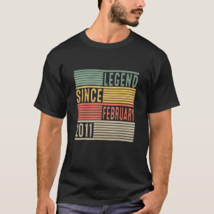 Legend Seit Februar 2011 11. Geburtstag 11 Jahr O T-Shirt
