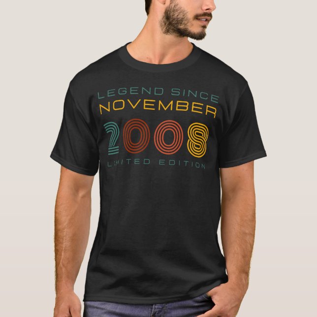 Legend Seit November 2008, Limited Edition Men's T-Shirt (Vorderseite)