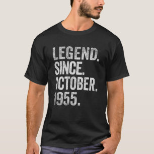 Legend Seit Oktober 1955 67 Jahre alt 67. Geburtst T-Shirt