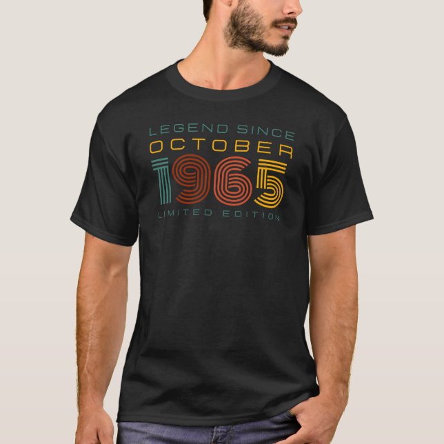 Legend Seit Oktober 1965, Limited Edition Men's T-Shirt (Vorderseite)