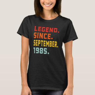 Legend Seit September 1985 37 Jahre alt 37. T-Shirt