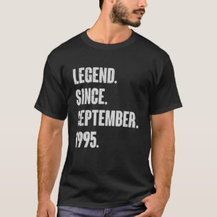 Legend Seit September 1995 27 Jahre alt 27. Geburt T-Shirt