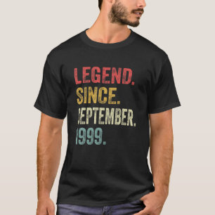Legend Seit September 1999 22. Geburtstagsgeschenk T-Shirt