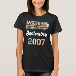 Legend Seit September 2007 15 Jahre alt Vintag B T-Shirt