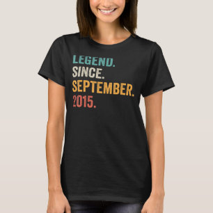 Legend Seit September 2015 7. Geburtstag 7 Jahr O T-Shirt