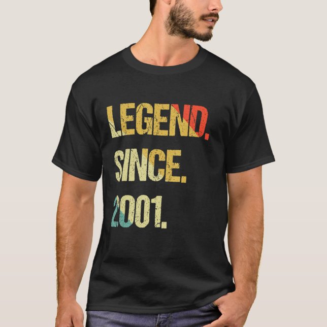 Legend Since 2001 T-Shirt (Vorderseite)