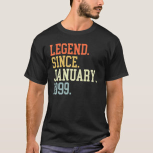 Legend Since January 1999 For Men Women January 19 T-Shirt