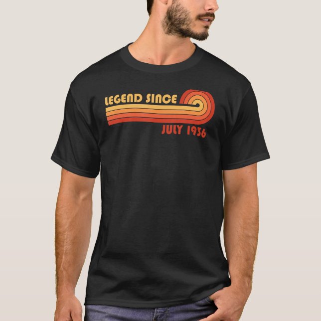 Legend Since July 1936 T-Shirt (Vorderseite)