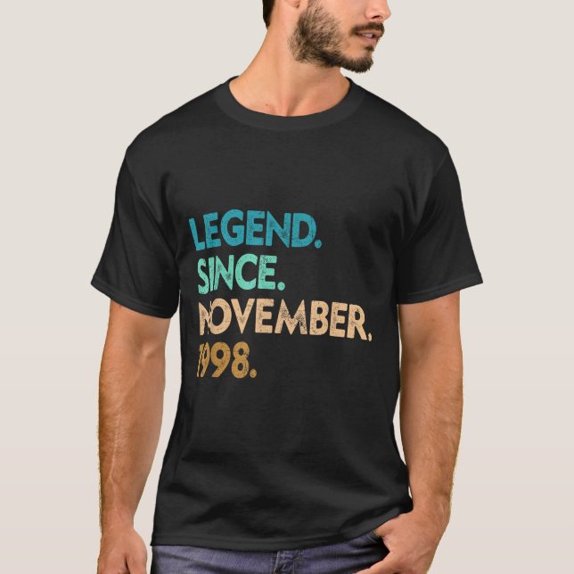 Legend Since November 1998 Apparel  T-Shirt (Vorderseite)