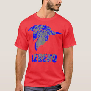 Legend Spartan Helmet Blue Gym Motivation T-Shirt