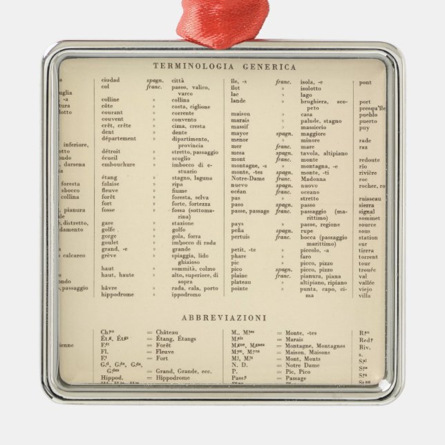 Legend Südfrankreich 3536 Silbernes Ornament (Vorne)