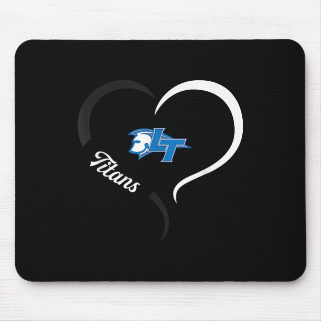 Legend Titans Logo Halbherz Slogan Hs Mousepad (Vorne)