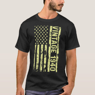 Legend Vintage US-Fahne seit 1940 für Männer Fraue T-Shirt