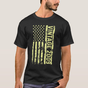 Legend Vintage US-Flagge seit 2009 für Männer Frau T-Shirt