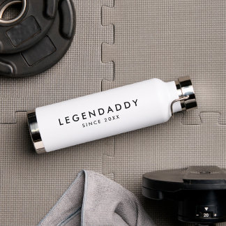 Legendaddy für legendäre Vater, einfach minimalist Trinkflasche