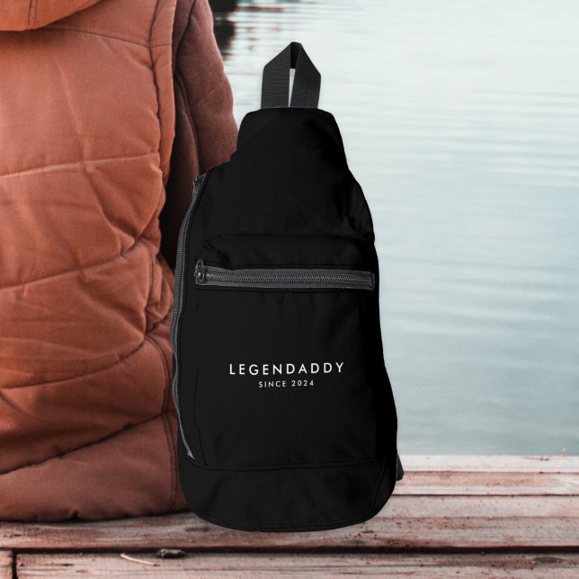 Legendaddy seit für den legendären Vater Minimalis Crossbody Bag (legendaddy sling bag)