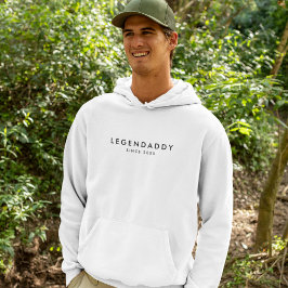 Legendaddy seit für legendäre Vater minimalistisch Hoodie