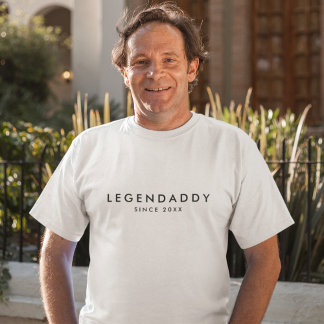 Legendaddy seit für legendäre Vater minimalistisch T-Shirt