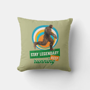 Legendär bleibe, Behaltend Funny Bigfoot Kissen