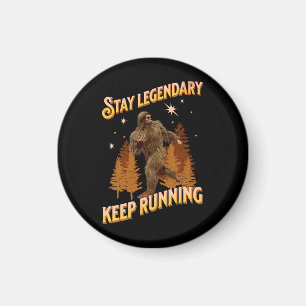 Legendär bleibe, Behaltend Funny Bigfoot Magnet