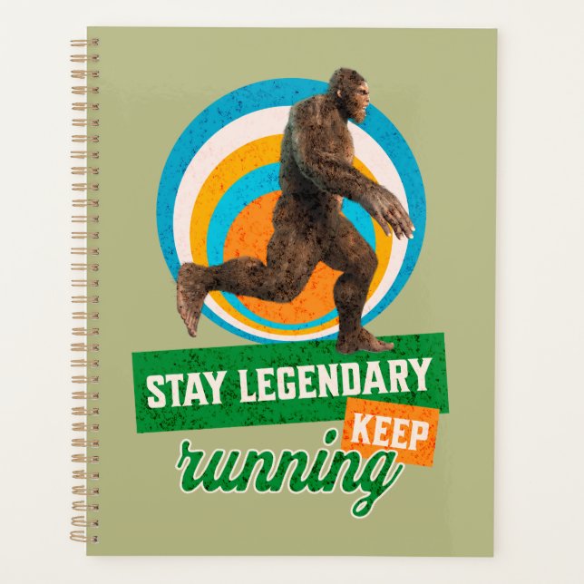 Legendär bleibe, Behaltend Funny Bigfoot Planer (Vorderseite)